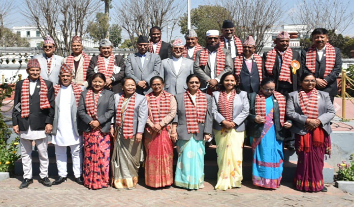 राष्ट्रियसभाका नवनिर्वाचित १९ सदस्यको शपथ